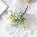 GobekUsa Eucalyptus Leaves Artificial Plants for Home Garden Wedding Decor