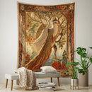 GobekUsa Flying Bird Tree of Life Tapestry Wall Hanging: Bohemian Abstract Hippie Decor