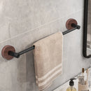 GobekUsa Matte Black Wall Mounted Towel Bar - Modern Bathroom Accessories Holder