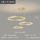 GobekUsa LED Ring Pendant Chandelier for Living Room Bedroom and Dining Room