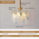 GobekUsa Crystal Chandelier: French Light Luxury Retro Color Living Room Villa Dining Room Lamps