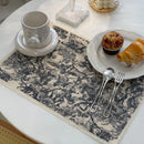 GobekUsa Cotton Linen Meal Mat - Waterproof & Heat-insulating Kitchen Pad