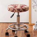 GobekUsa Jacquard Elastic Bar Chair Cover - Stretch Round Seat Protector