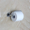 GobekUsa Euro Silver Chrome Toilet Paper Holder Solid Brass Bathroom Accessories