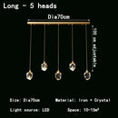 GobekUsa Crystal LED Pendant Lights: Elegant Lighting Solution for Home Decor