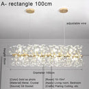 GobekUsa Crystal LED Ceiling Pendant Chandelier for Home Decoration and Lighting