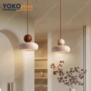 Japanese Wabi-Sabi Travertine Stone Pendant Light