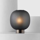 GobekUsa Black Glass Ball Nordic Design LED Table Light for Bedroom and Living Room