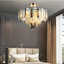 GobekUsa Crystal LED Ceiling Chandelier Modern Living Room Pendant Light