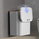 GobekUsa Kitchen Trash Can Wall Mounted Hanging Bin with Lid