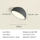 GobekUsa LED Semicircular Ceiling Light for Bedroom, Aisle, Balcony - Modern & Creative Lighting Fixtures