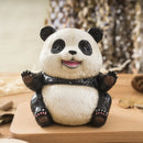 GobekUsa 14cm Panda Baby Figurines: Fierce & Cute Animal Collection for Home Office Decor
