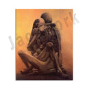 GobekUsa Beksinski Surreal Art Poster - Gothic Wall Art Canvas Print
