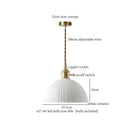 GobekUsa Ceramic LED Hanging Lamp for Home Decor and Lighting