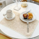 GobekUsa Cotton Linen Place Mat Set - Tableware Cushion for Kitchen Dining