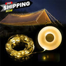 GobekUsa LED Camping Light Strip 8M Length Waterproof Outdoor Garden Decor Lamp