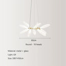 GobekUsa Elegant Glass LED Pendant Light for Living, Dining, Bedroom, Bar - Nordic Minimalist Design
