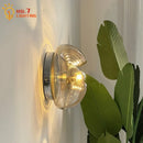 GobekUsa Bauhaus Wavy Glass Wall Lamp LED G9 Home Decor Living Room Bedroom Bar