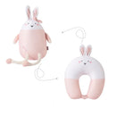 GobekUsa Cute Plush Animal Neck Pillow for Comfortable Travel & Office Rest