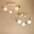 GobekUsa Airplane Chandelier Light for Nursery Room Kid's Bedroom Ceiling LED E27