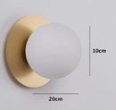 GobekUsa LED Wall Sconce Light 4W Bedroom Living Room Knob Switch Wall Lamp