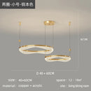 GobekUsa LED Ring Pendant Chandelier for Living Room Bedroom and Dining Room