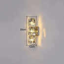 GobekUsa Crystal High-End Wall Lamp for Luxury Living Room, Bedroom, Villa Lighting