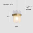 GobekUsa Glass Chandelier for Ceiling: Elegant Lighting Solution for Dining Table