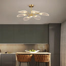 GobekUsa Golden Art Peacock LED Chandelier for Modern Luxury Living Room Bedroom Dining Hotel