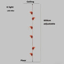 GobekUsa LED Belt Chandelier Pendant Light for Dimmable Indoor Lighting in Living Room