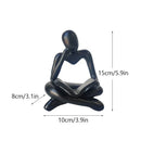 GobekUsa Abstract Resin Book Figurines for Home Office Decor