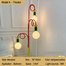GobekUsa Art LED Floor Lamp - Creative Lighting for Living Room, Bedroom & Kid's Room