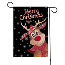 GobekUsa Christmas Festive Garden Flag - Santa Snowman Home Decor 30*45cm