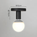 GobekUsa Industrial LED Ceiling Light: Modern Retro Loft Plafonniers for Living Room Kitchen Cage Home Decor