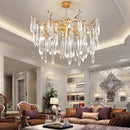 GobekUsa Bird's Nest Crystal LED Chandelier: Modern Bubble Pendant Light for Living Room & Bedroom.