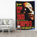 GobekUsa Horror Movie Tapestry Halloween Curtains - Psychedelic Home Decoration Wall Canvas