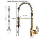 GobekUsa Gourmet Faucets for Kitchen Bathroom, Mixer Tapware for Sink Washbasin