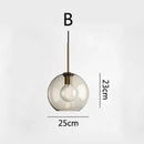 GobekUsa Glass Chandelier: Nordic Minimalist, Net Red Design for Restaurant, Bar, Cafe, Clothing Store.