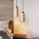 Wabi-Sabi Yellow Marble Stone Pendant Light
