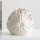 GobekUsa Lotus Leaf Ceramic Vase for Floral Arrangement and Room Decoration