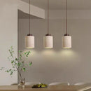 Modern Travertine Stone Pendant Light In Beige