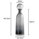 GobekUsa Amber Glass Vase Hydroponics Desk Decoration Modern Home Decor