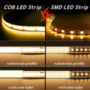GobekUsa 4mm COB LED Strip Lights - Ultra Slim & Colorful - 480Led/M Linear Tape Lighting