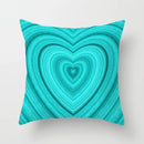 GobekUsa Leaf Feather Cushion Covers Geometric Heart Print Pillowcase Home Decor