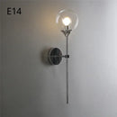 GobekUsa Glass Ball Wall Lamps: Modern Nordic Golden Chrome Lighting Fixtures for Living Room, Kitchen