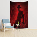 GobekUsa Horror Movie Freddy Krueger Wall Tapestry: Scary Halloween Room Decoration