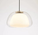 GobekUsa LED Jelly Glass Pendant Light for Living Room Kitchen Dining Table