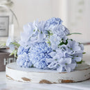 GobekUsa Blue Peony Tea Rose Silk Fake Flowers for DIY Home Garden Wedding Decor