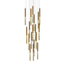 GobekUsa Large Luxury Crystal LED Chandelier for Living Room - Custom Hanging Lamps