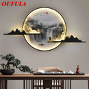 GobekUsa Landscape LED Wall Picture Light for Home Living Bedroom Study